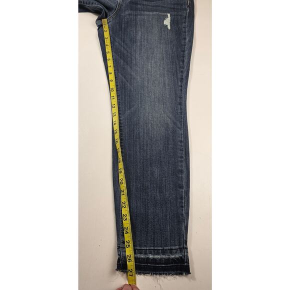 NWT Simply vera wang size 12 ankle cropped jeans stretch career casual NEW - Picture 6 of 9